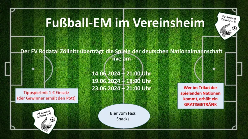 EM im Vereinsheim - Deutschland Spiele